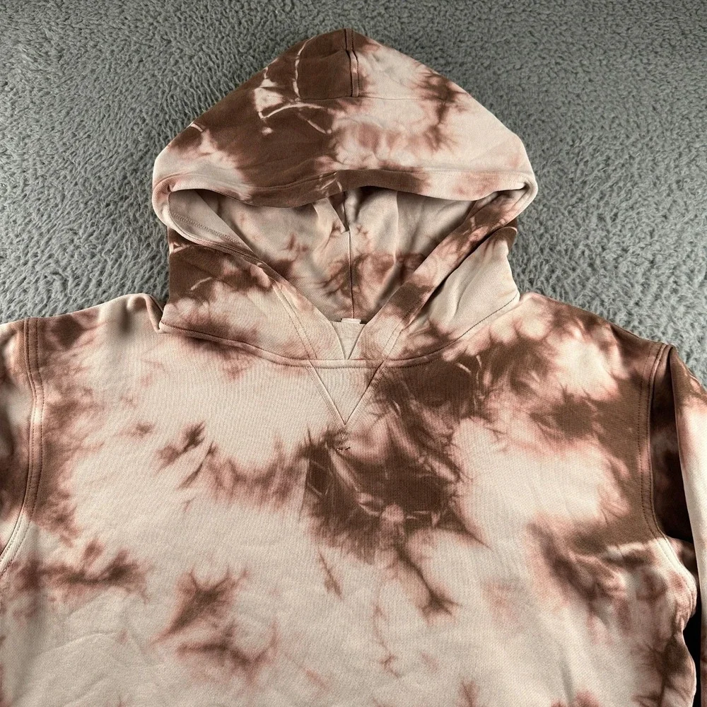 Lululemon All Yours Hoodie Womens 6 Earth Dye Pullover Pink Brown Fleece‎